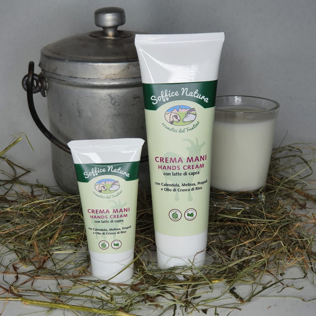 Hand cream with goat's milk Soffice Natura