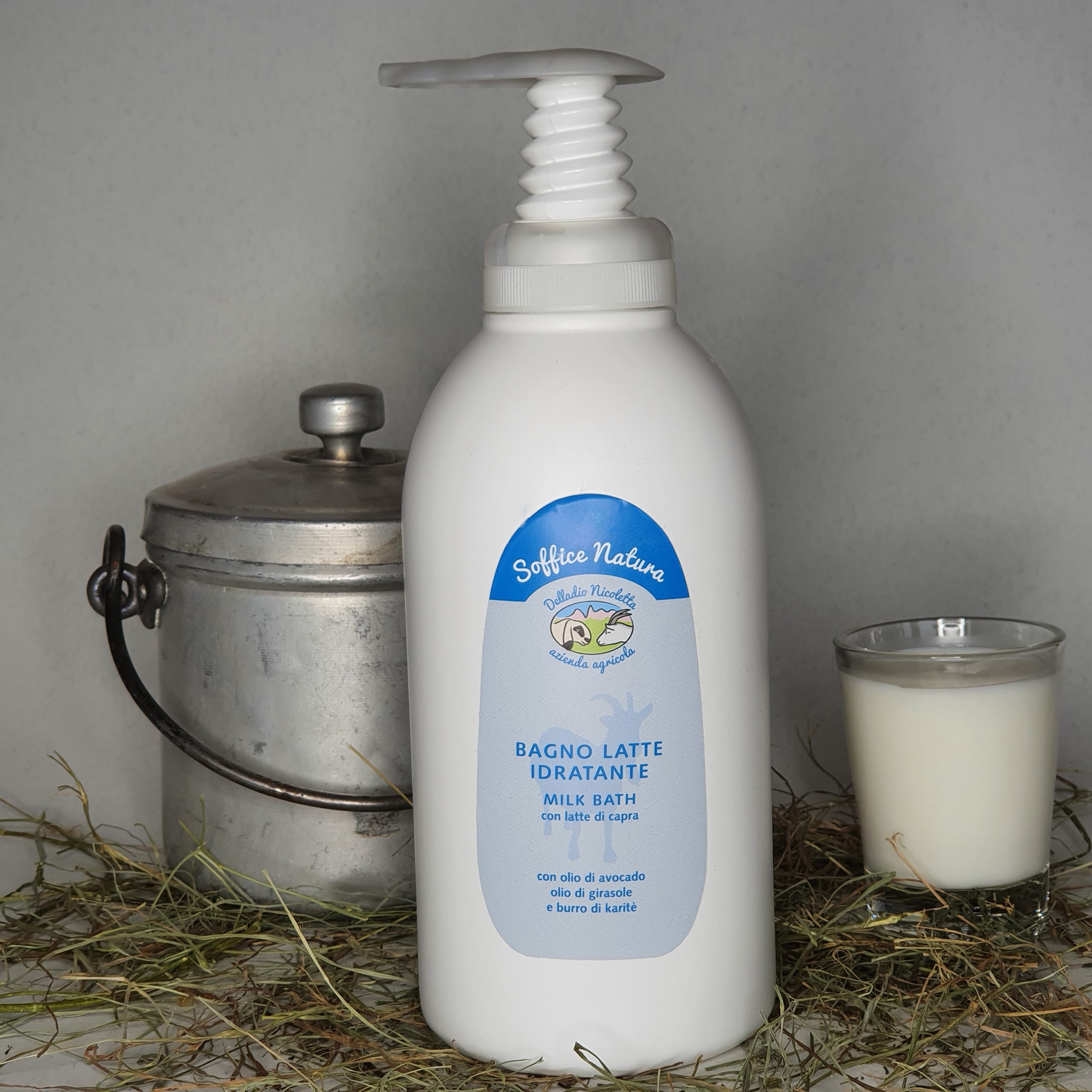Latte detergente naturale, al latte di capra - Soffice Natura